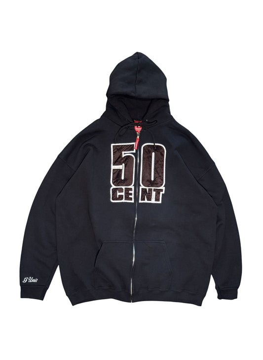 (UEN-103) G-UNIT "50 CENT" ZIP UP HOODIE