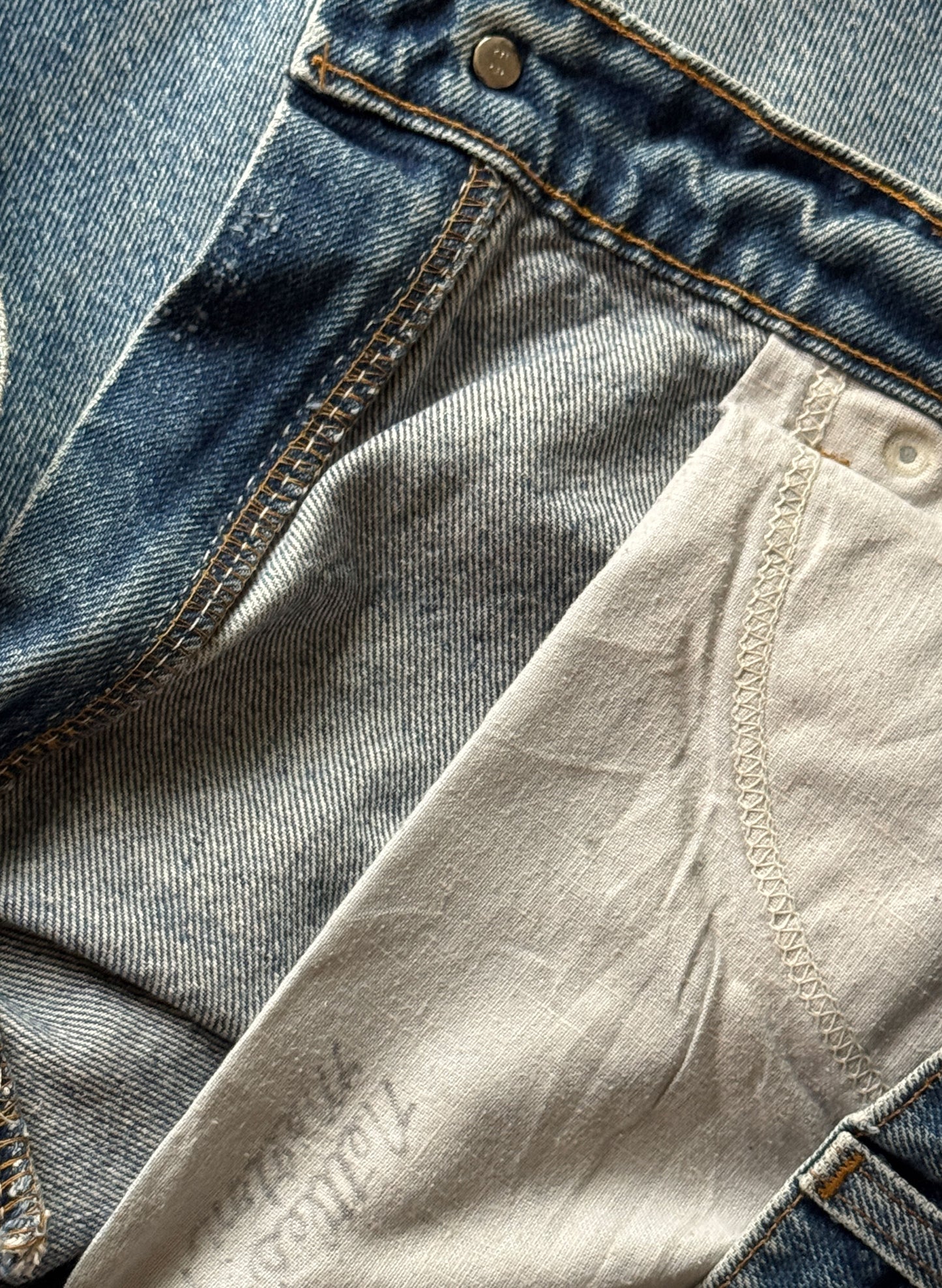 (SUP-327) 90's LEVI'S 517 BOOT CUT "ORANGE TAB" MADE IN U.S.A. (w38)
