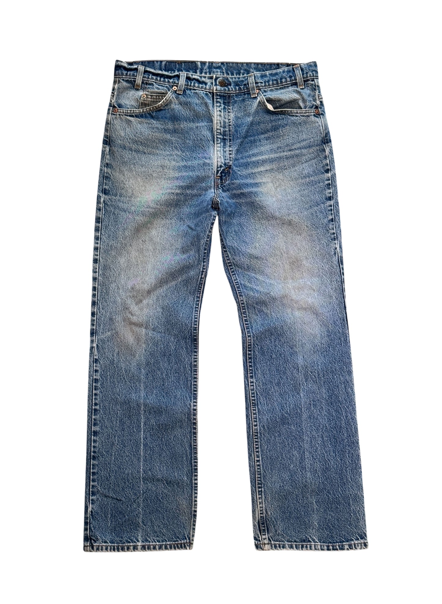 (SUP-327) 90's LEVI'S 517 BOOT CUT "ORANGE TAB" MADE IN U.S.A. (w38)