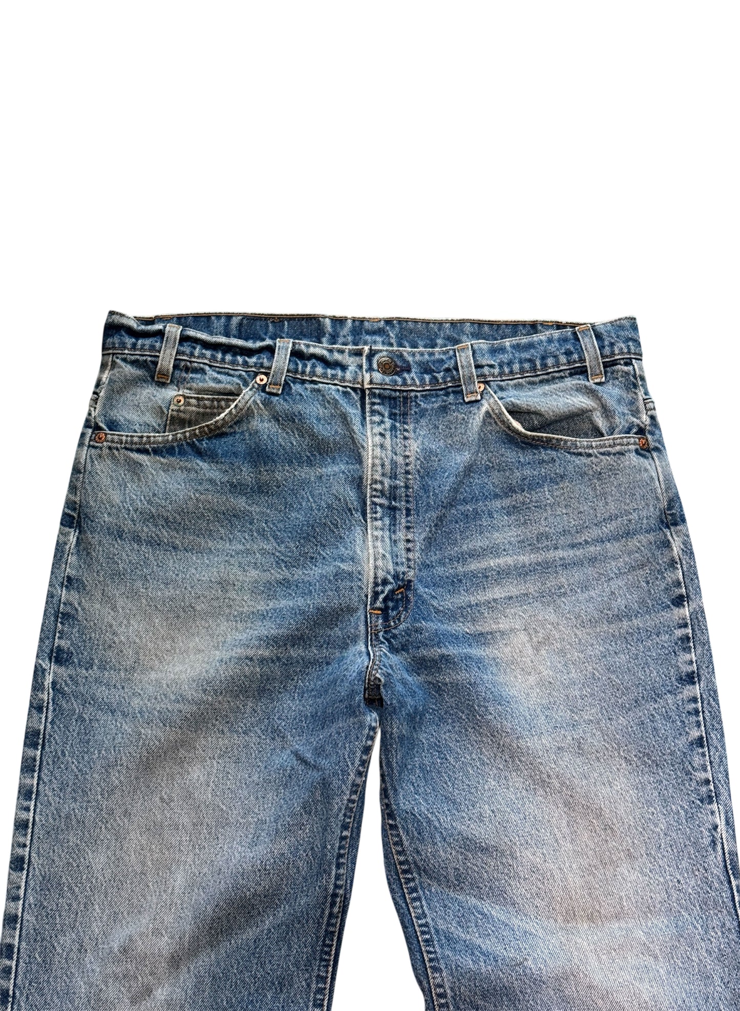 (SUP-327) 90's LEVI'S 517 BOOT CUT "ORANGE TAB" MADE IN U.S.A. (w38)