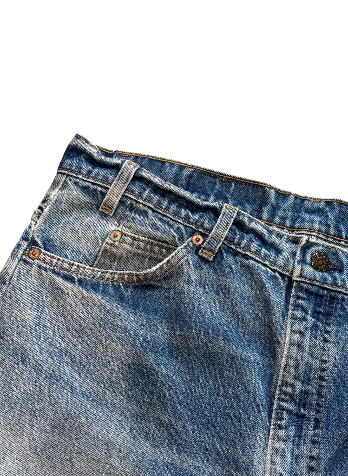 (SUP-327) 90's LEVI'S 517 BOOT CUT "ORANGE TAB" MADE IN U.S.A. (w38)