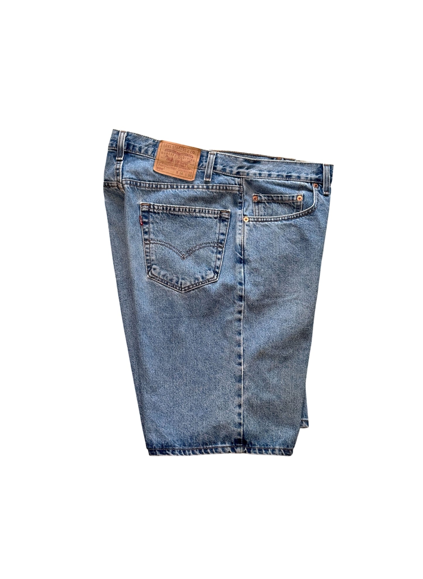 (SUP-391) 90s LEVI'S 550 DENIM SHORTS - MADE IN U.S.A. (w34)