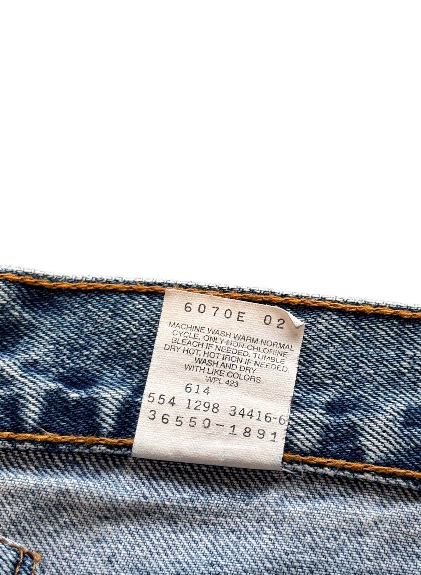 (SUP-391) 90s LEVI'S 550 DENIM SHORTS - MADE IN U.S.A. (w34)