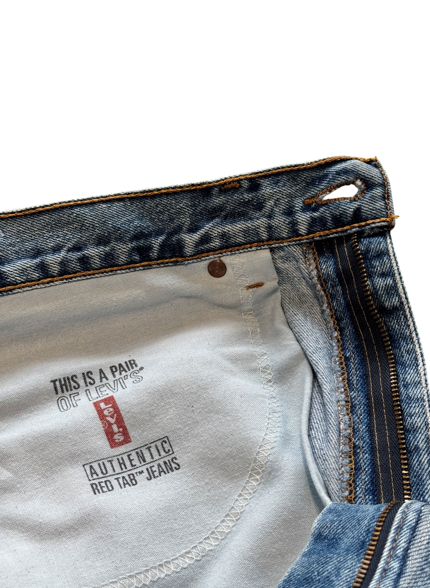 (SUP-391) 90s LEVI'S 550 DENIM SHORTS - MADE IN U.S.A. (w34)