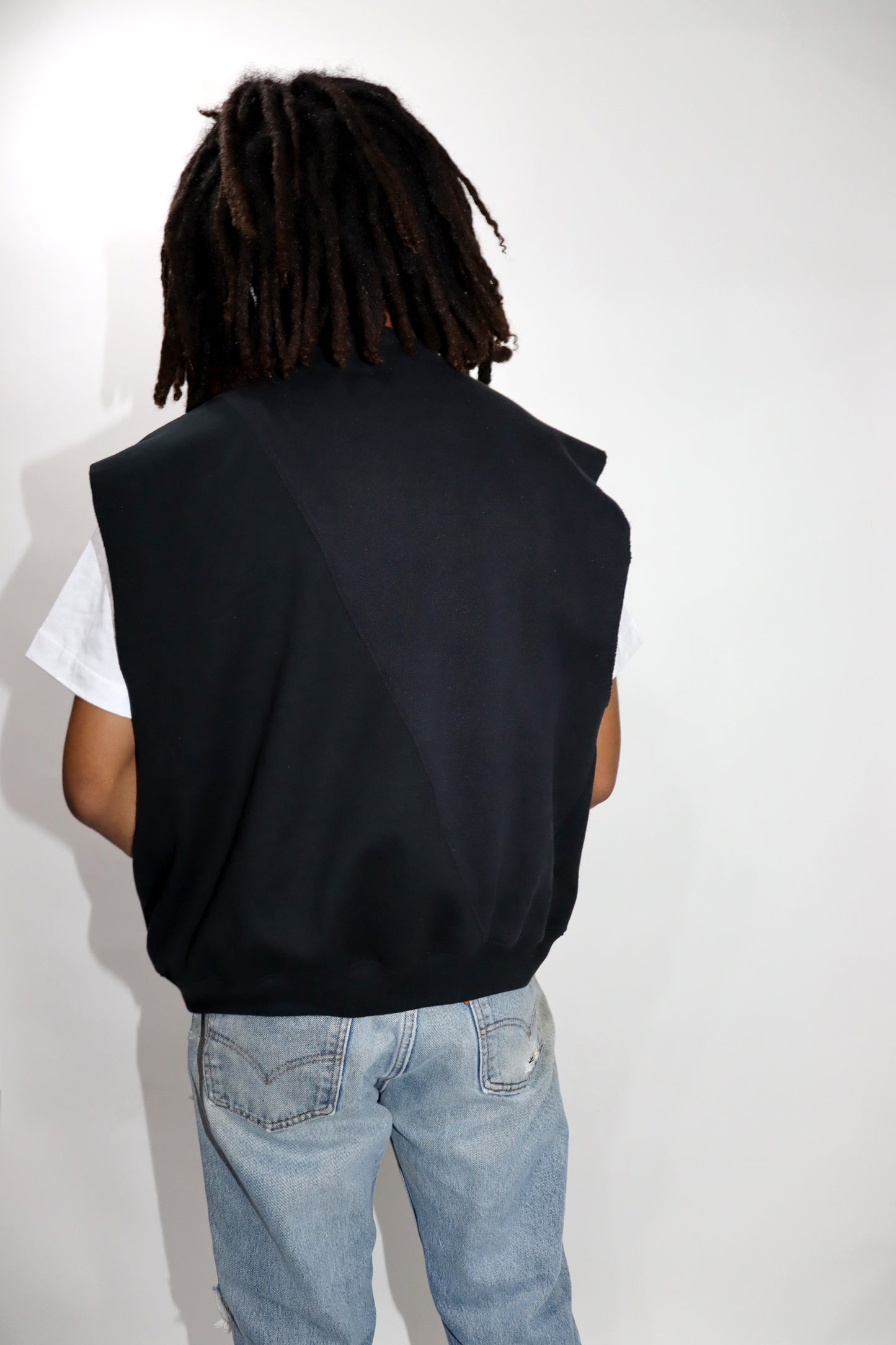 WOODBLOCK x Ichiryu made W PATCHED CUSTOMIZED SWEAT VEST F (WB-25SS-002)