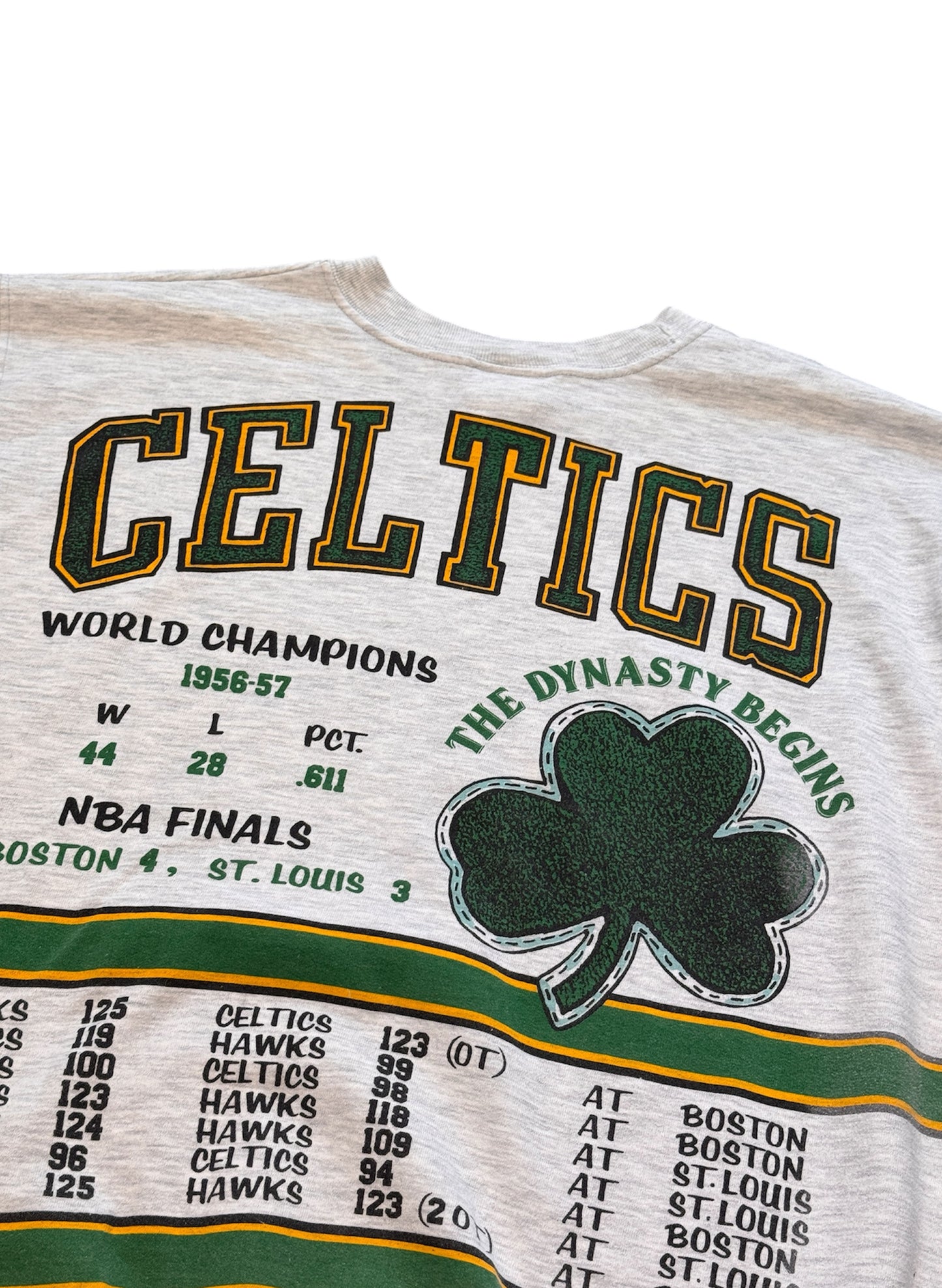 (SUP-288) NBA BOSTON CELTICS CREW SWEAT - MADE IN U.S.A. (XL)