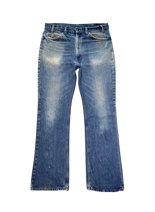 (SUP-338) 80's LEVI'S 517 BOOT CUT "ORANGE TAB" - MADE IN U.S.A.