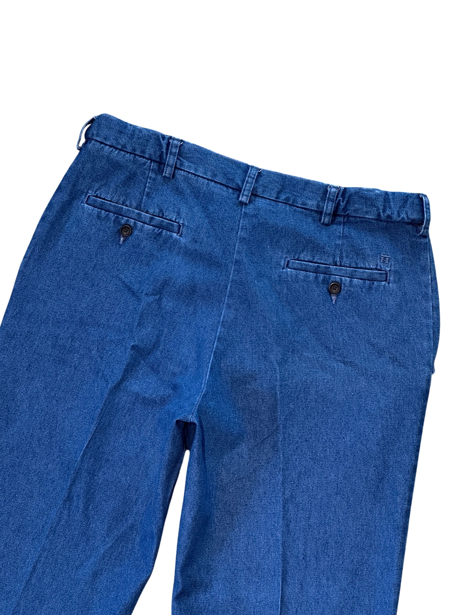 (SUP-738) HAGGAR DENIM SLACKS - W36xL30 - MADE IN MEXICO