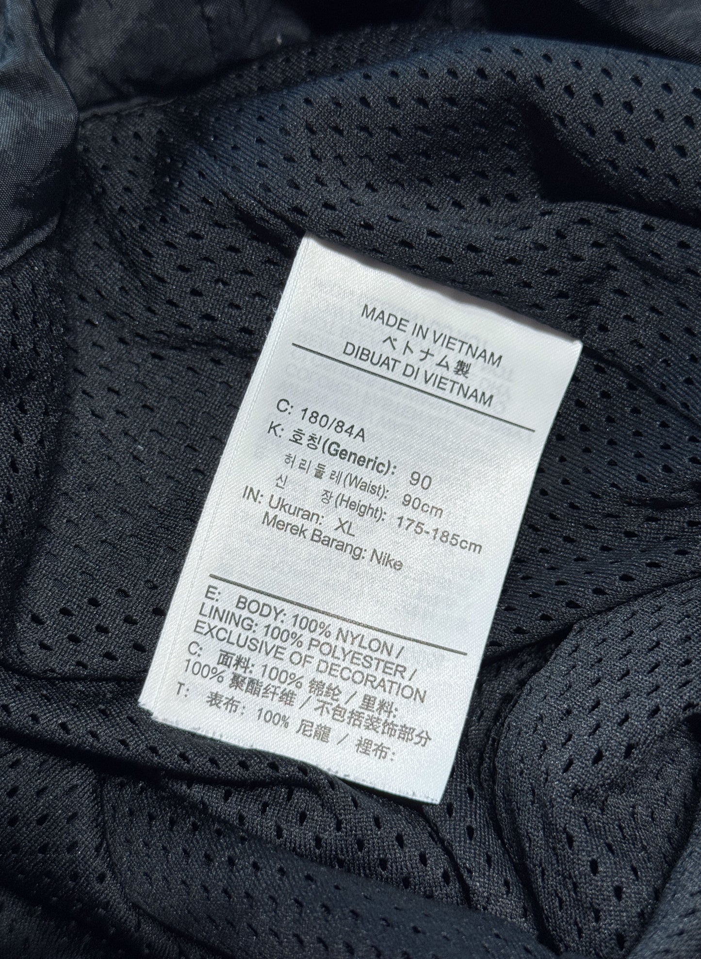 (SUP-603) NIKE ACG NYLON OVERALL - BLACK - XL