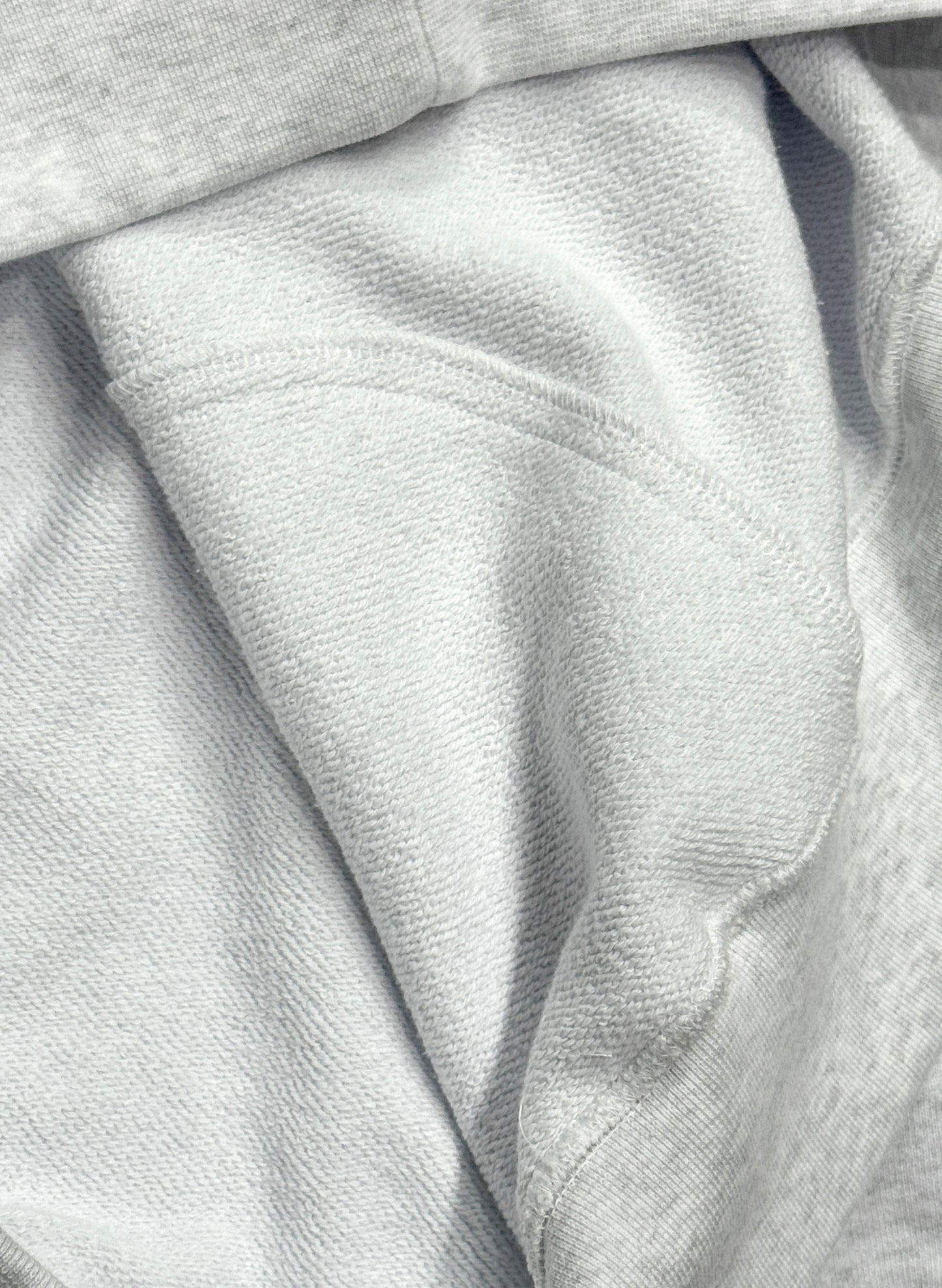 WOODBLOCK SWEAT TURTLE NECK ASH GREY (WB-25SS-003)