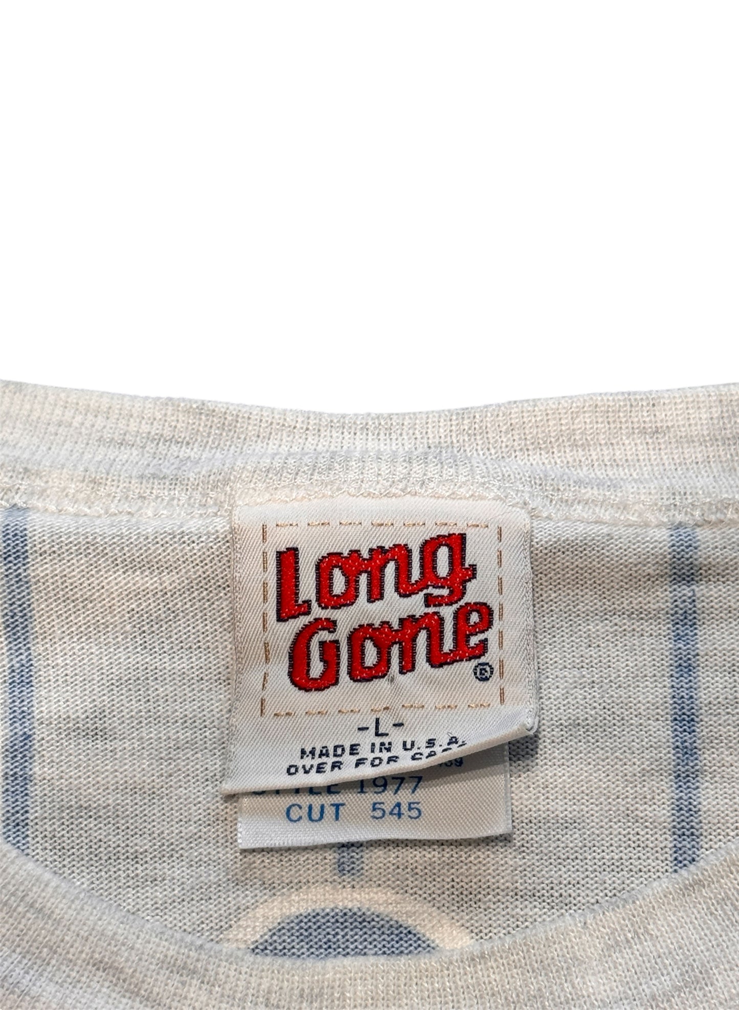 (SUP-285) MLB 1955 BROOKLYN DODGERS 3/4 SLEEVE TEE - MADE IN U.S.A. (L)