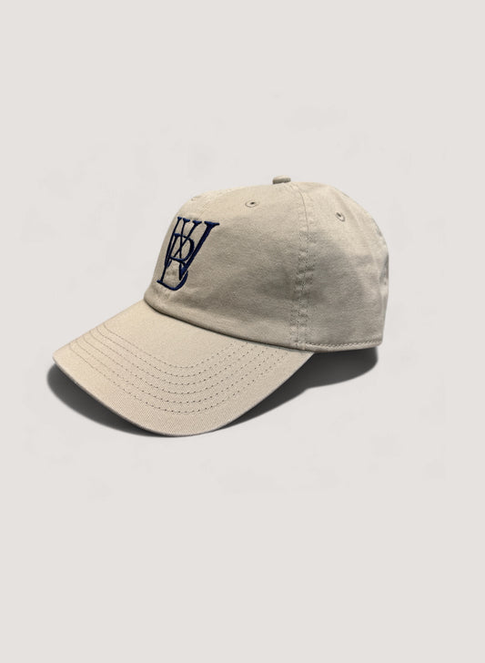 WOODBLOCK WB CLASSIC LOGO CAP BEIGE/NAVY (WB-CL-003)
