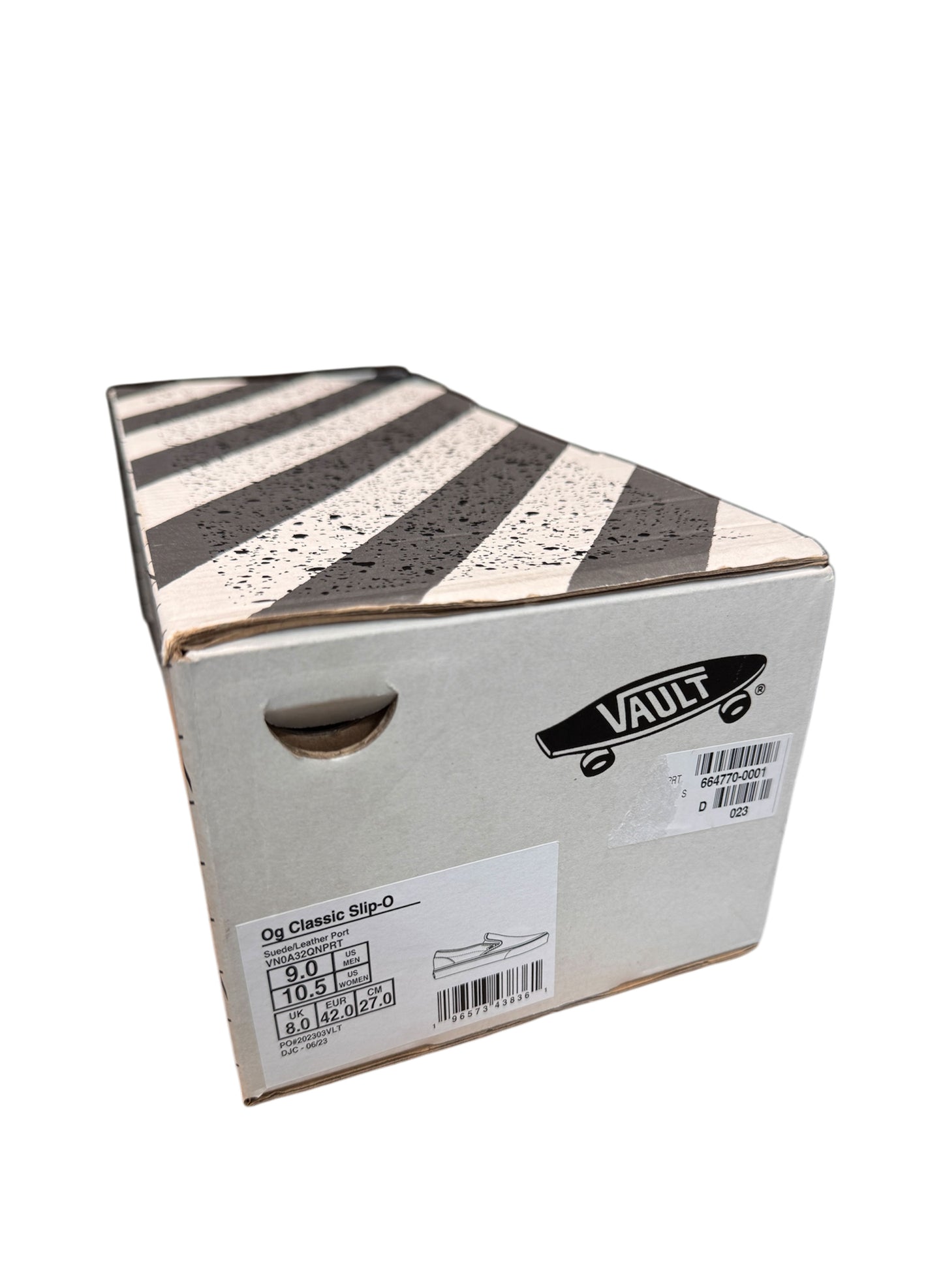 (SUP-294) VANS VAULT CLASSIC SLIP-ON - MAROON (US9)