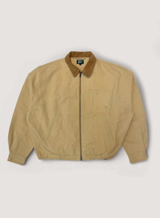 WOODBLOCK WIDE SLEEVE DUCK JACKET BEIGE (WB-26SS-003)