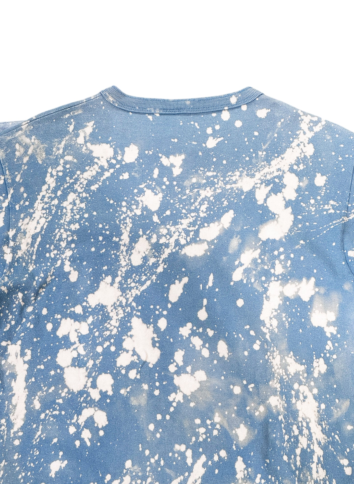 (SUP-613) HENRY NECK "BLEACH" TEE - MADE IN U.S.A.