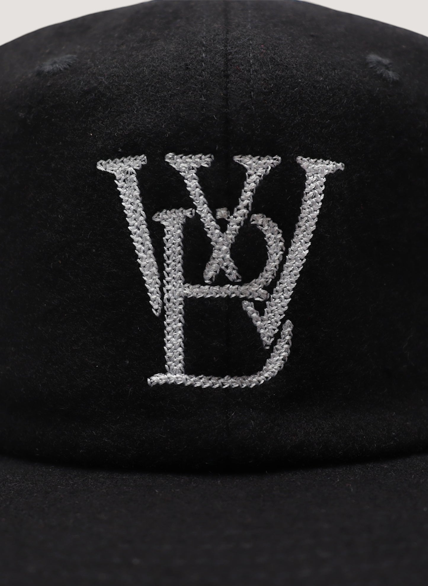 WOODBLOCK CLASSIC WB LOGO WOOL CAP BLACK (WB-CL-002)