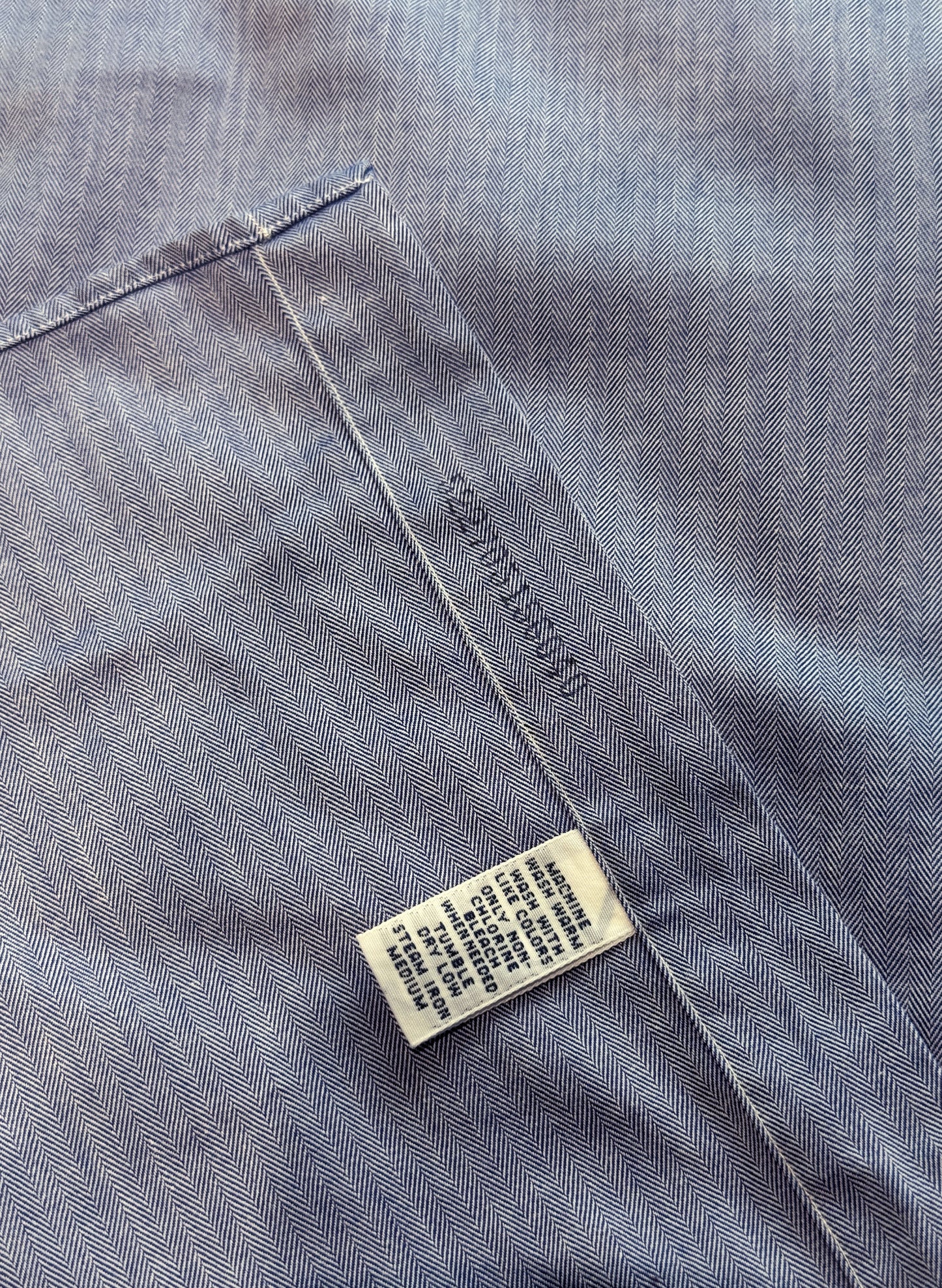 (SUP-434) Polo Ralph Lauren "BIG SIZE" HERRINGBONE SHIRT - YARMOUTH(XXL相当)