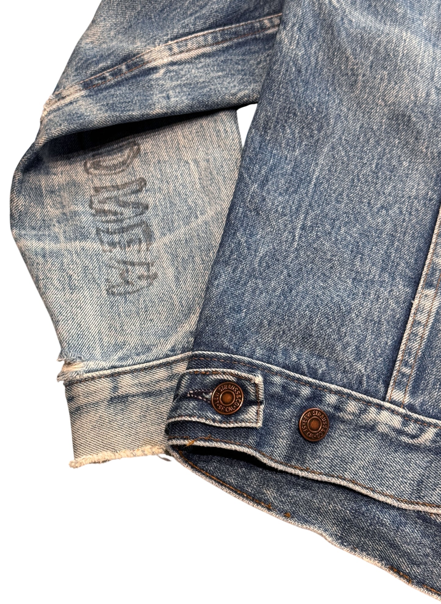 (SUP-576) 70s LEVI'S 70505 0217 "4th" DENIM JACKET "BORO" - size 44