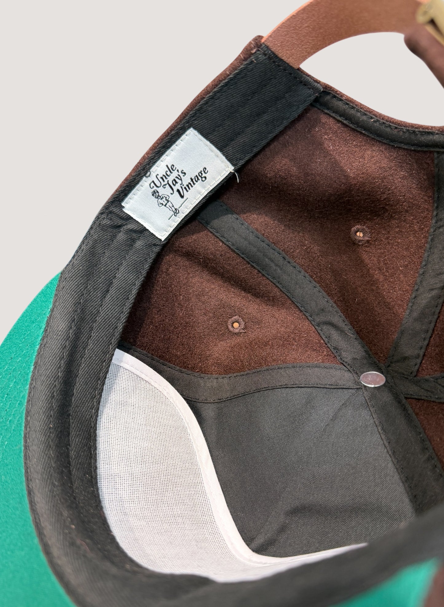 Uncle Jay's Vintage YANKEES FELT PATCH Cap BROWN (UNCLE-003)