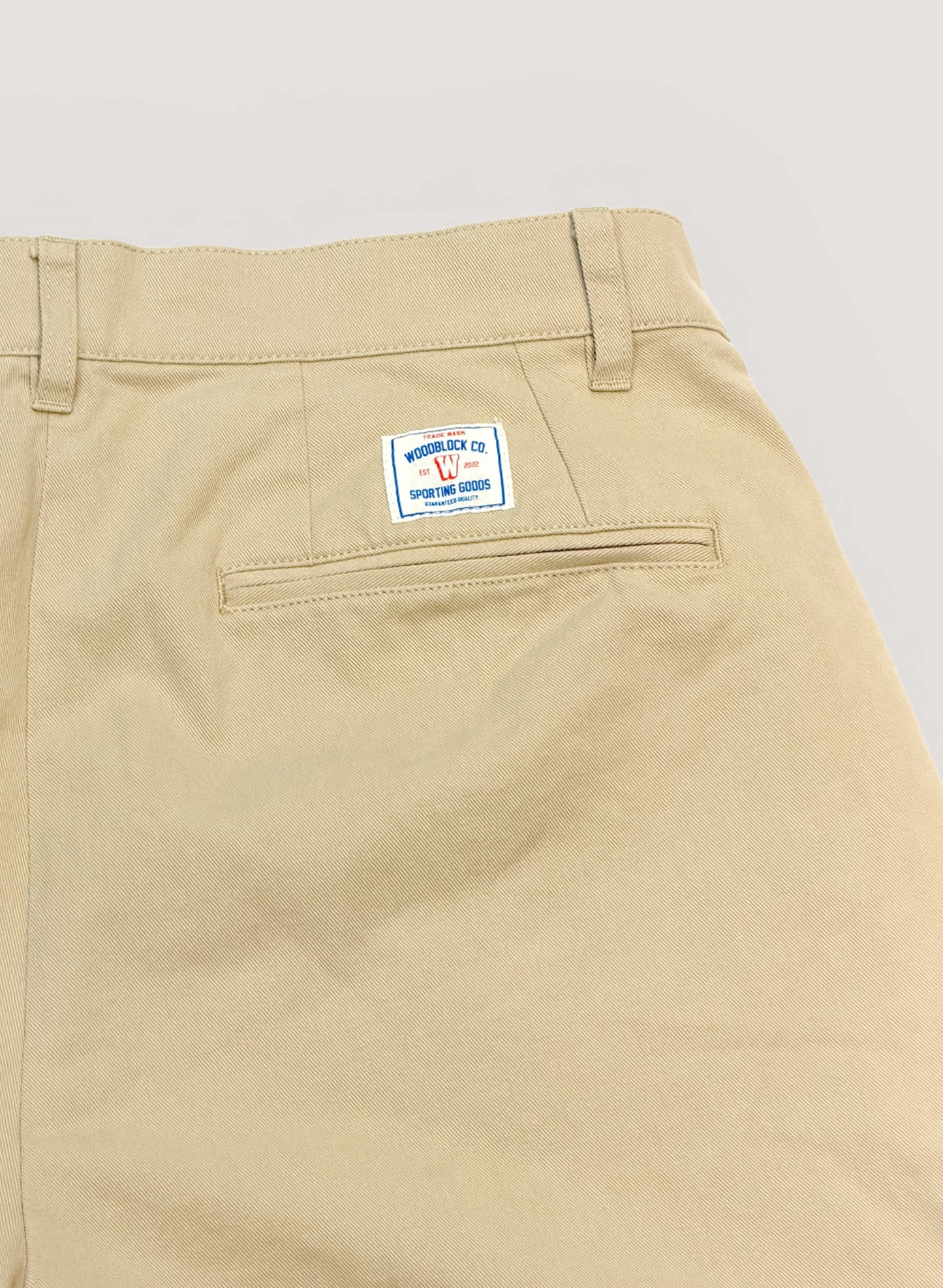 WOODBLOCK CUSTOMIZED 2TUCK TIGER CHINO SHORT PANT (WB-26SS-019)