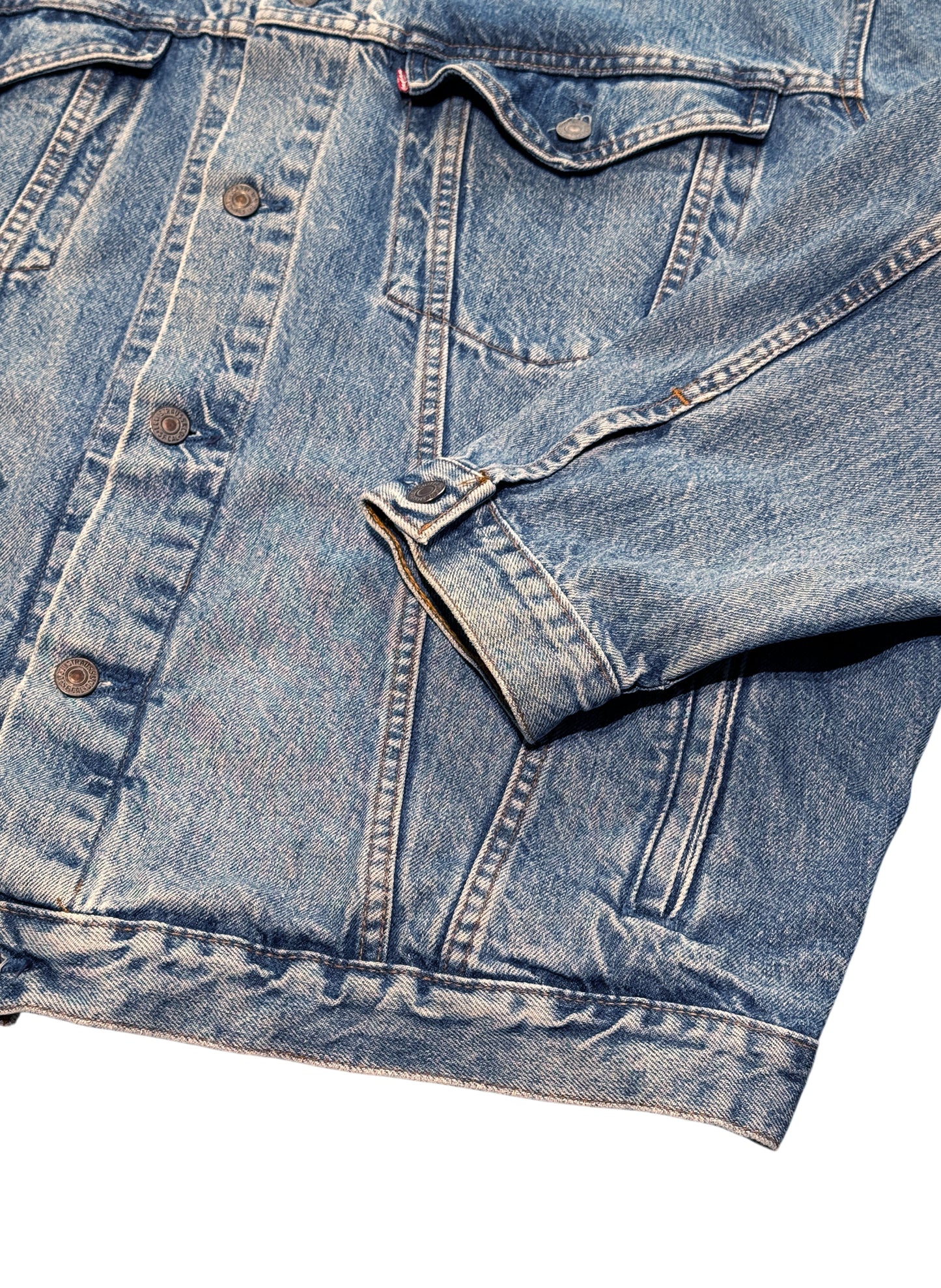(SUP-568) LEVI'S 75528 0412 "BIG SIZE" DENIM JACKET - MADE IN CANADA