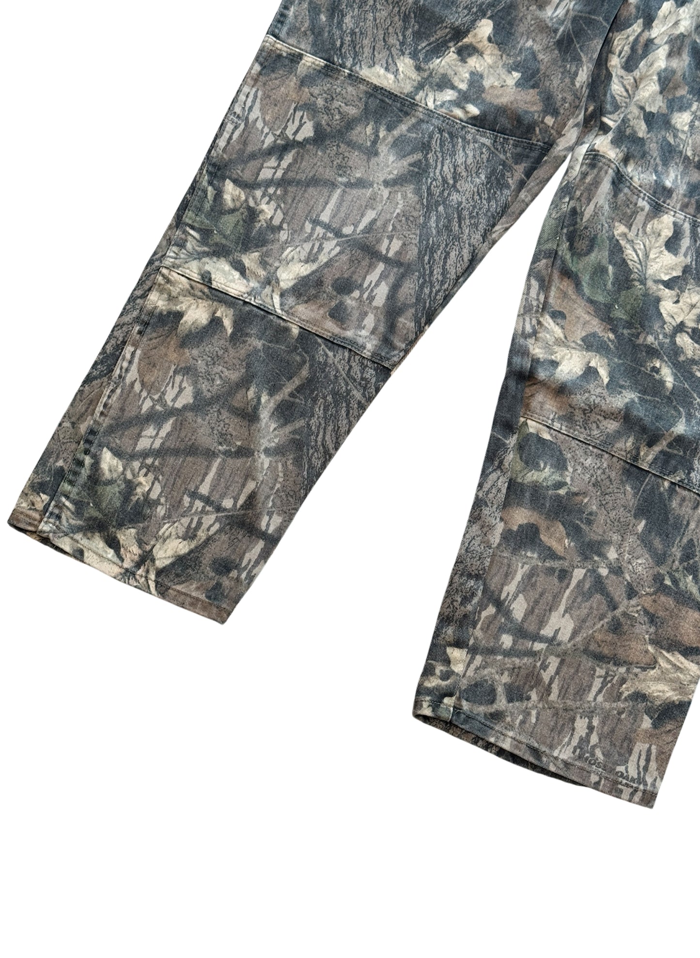 (SUP-413) DEADSTOCK Wrangler REAL TREE CAMO DOUBLE KNEE PANTS - MADE IN U.S.A. (w40)