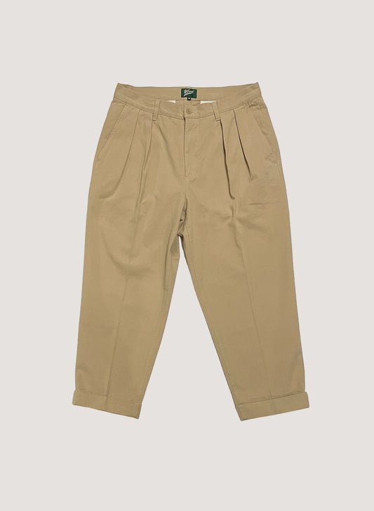 WOODBLOCK 2TUCK CHINO TROUSERS (WB-24SS-041)