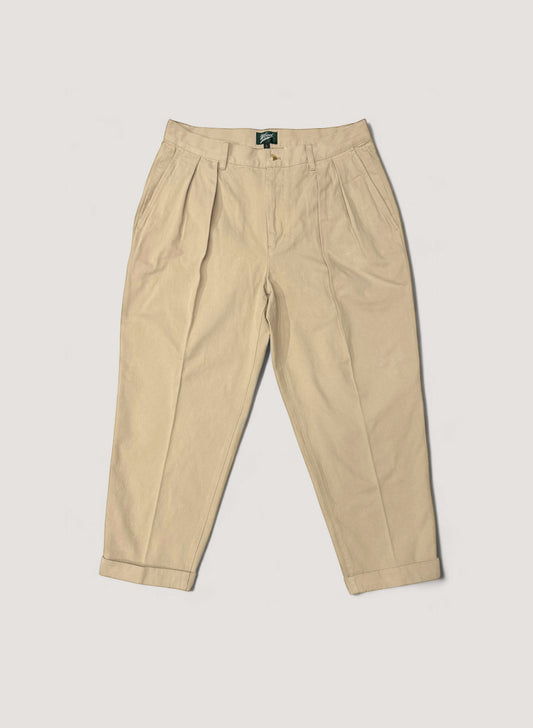 WOODBLOCK 2TUCK CHINO TROUSERS (WB-CL-001)