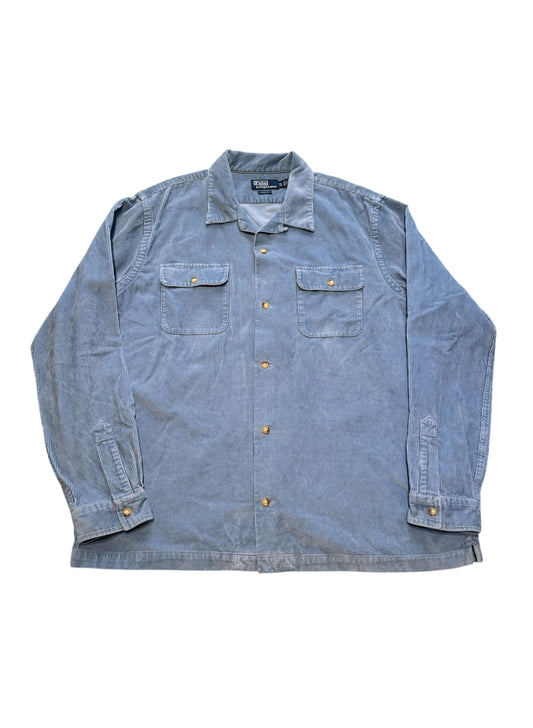 (SUP-437) Polo Ralph Lauren "BIG SIZE" CORDUROY SHIRT - CLASSIC FIT - XXL