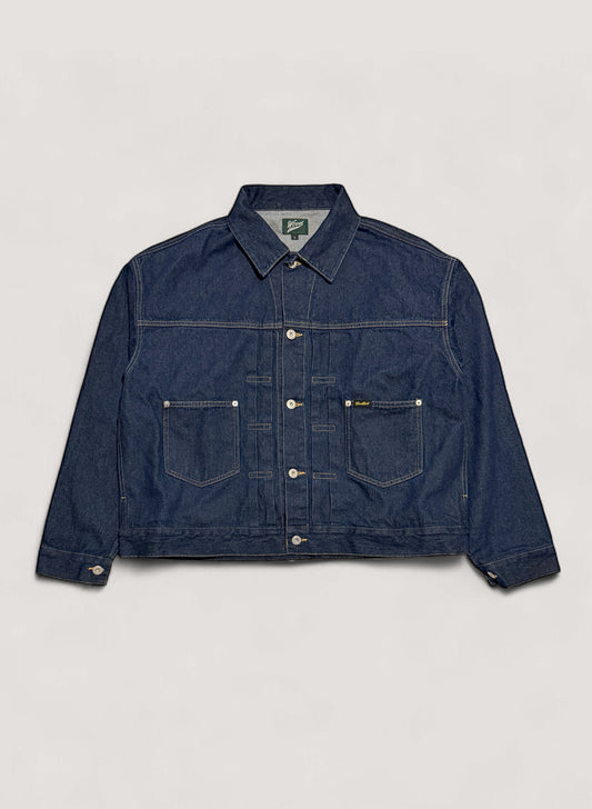 WOODBLOCK 2nd TYPE DENIM JACKET DARK INDIGO (WB-25AW-006)