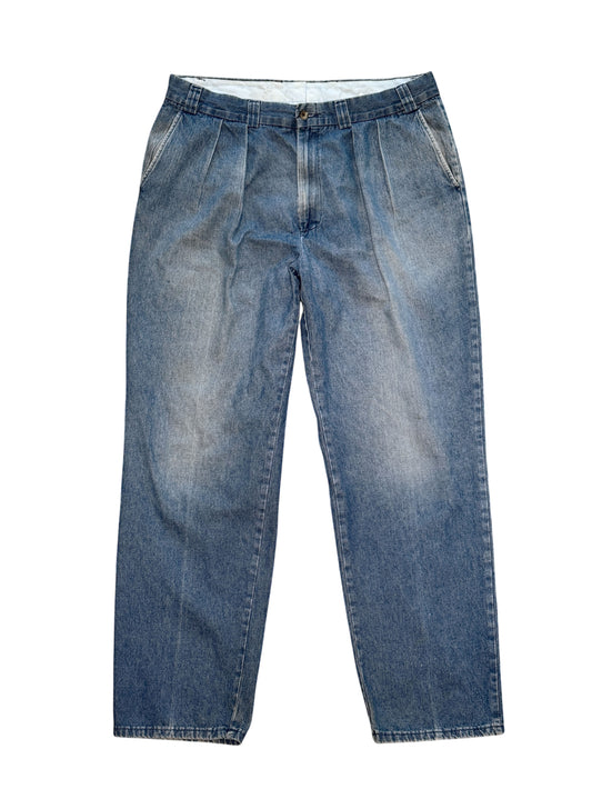 (SUP-464) DUCK HEAD 2TUCK DENIM TROUSERS