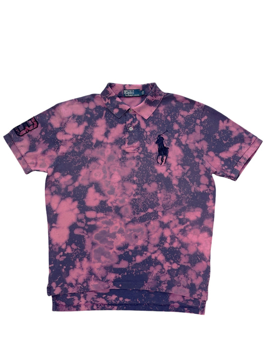 (SUP-685) Polo Ralph Lauren "Big Pony" TIE DYE POLO SHIRT