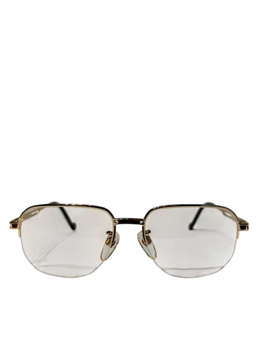 (SUP-343) 90's VINTAGE HALF RIM GLASSES - MADE IN GERMANY