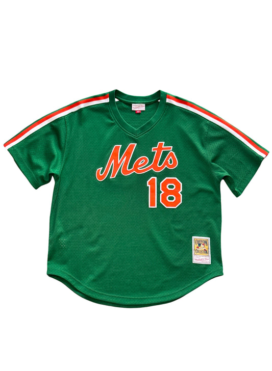 (SUP-378) Mitchell&Ness NEW YORK METS "18" Darryl Strawberry (48・XLサイズ)