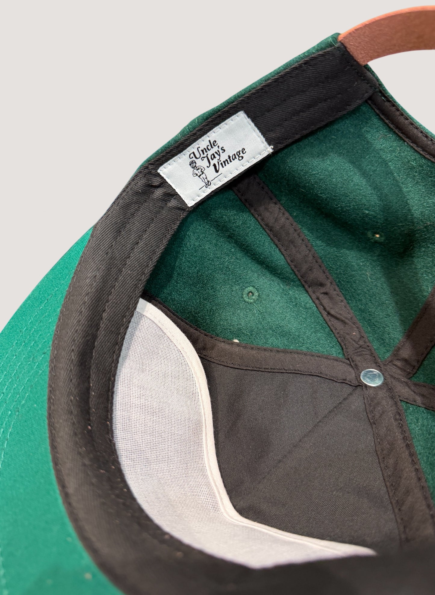 Uncle Jay's Vintage METS FELT PATCH Cap GREEN (UNCLE-003)