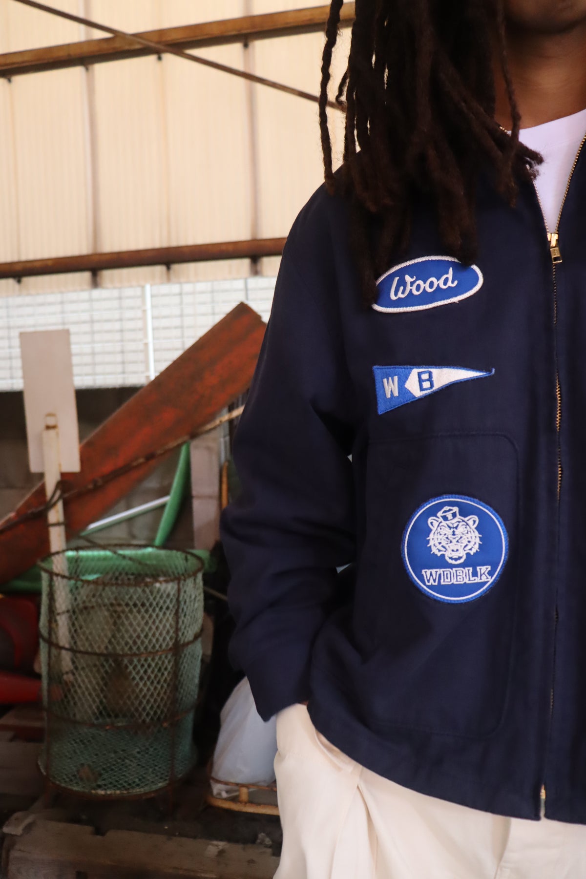 WOODBLOCK BOY SCOUT JACKET NAVY(WB-26AW-004)