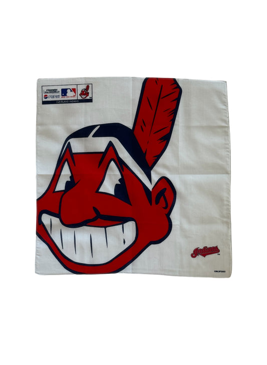 (SUP-144) CLEVELAND INDIANS HANDKERCHIEF