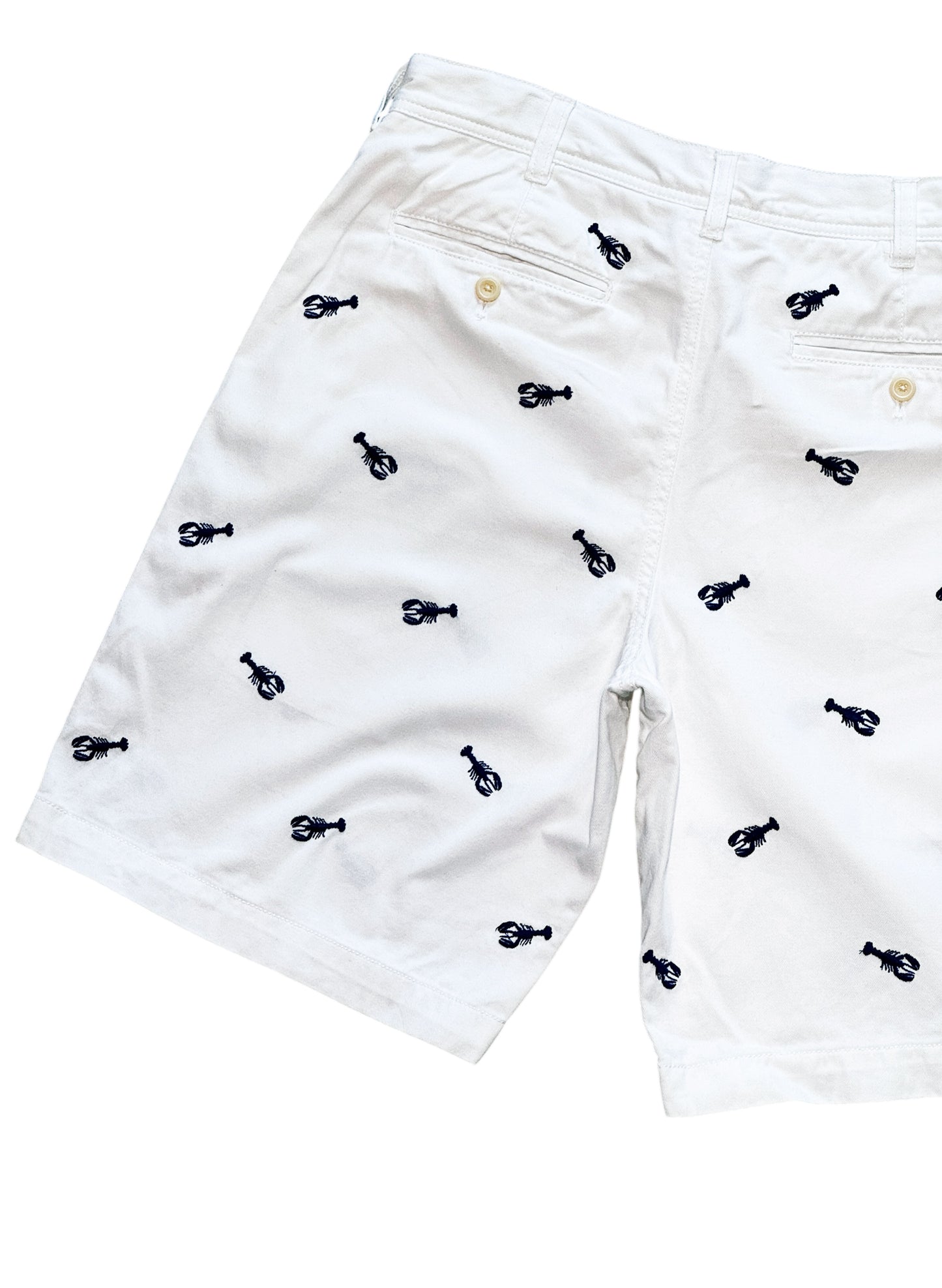 (SUP-725) IZOD EMBROIDERY CHINO SHORT - WHITE