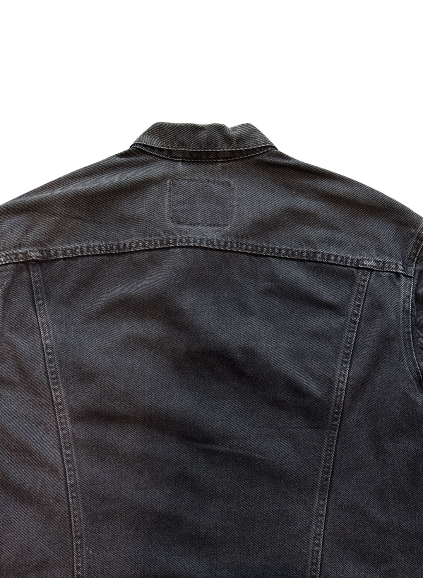 (SUP-314) 90's EURO LEVI'S 70503-02 BLACK DENIM JACKET (XL)