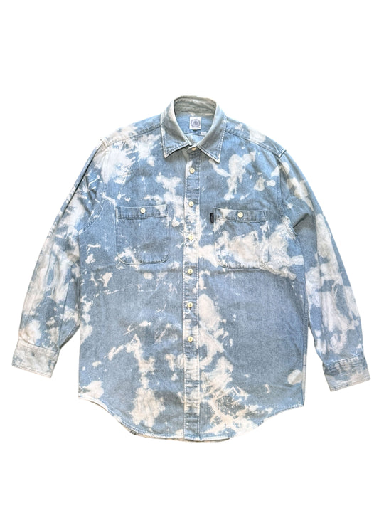 (SUP-431) J.PRESS BLEACHED DENIM SHIRT
