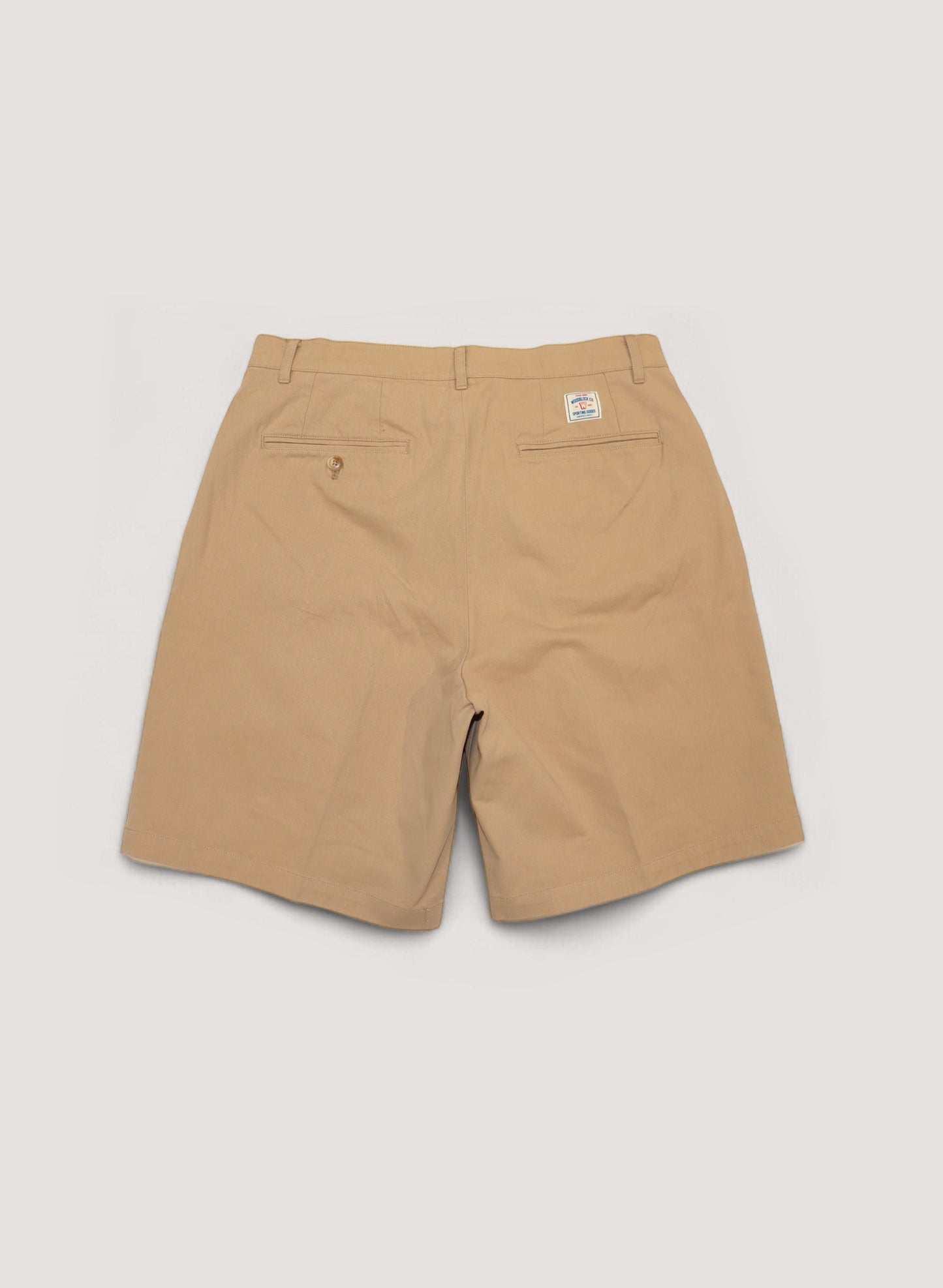 WOODBLOCK 2TUCK CHINO SHORT PANT KHAKI (WB-25SS-013)
