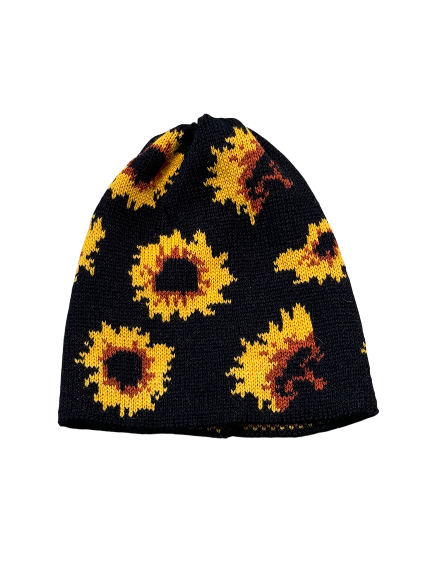 (SUP-237) HIGHLAND2000 SUNFLOWER WOOL KNIT CAP - MADE IN ENGLAND