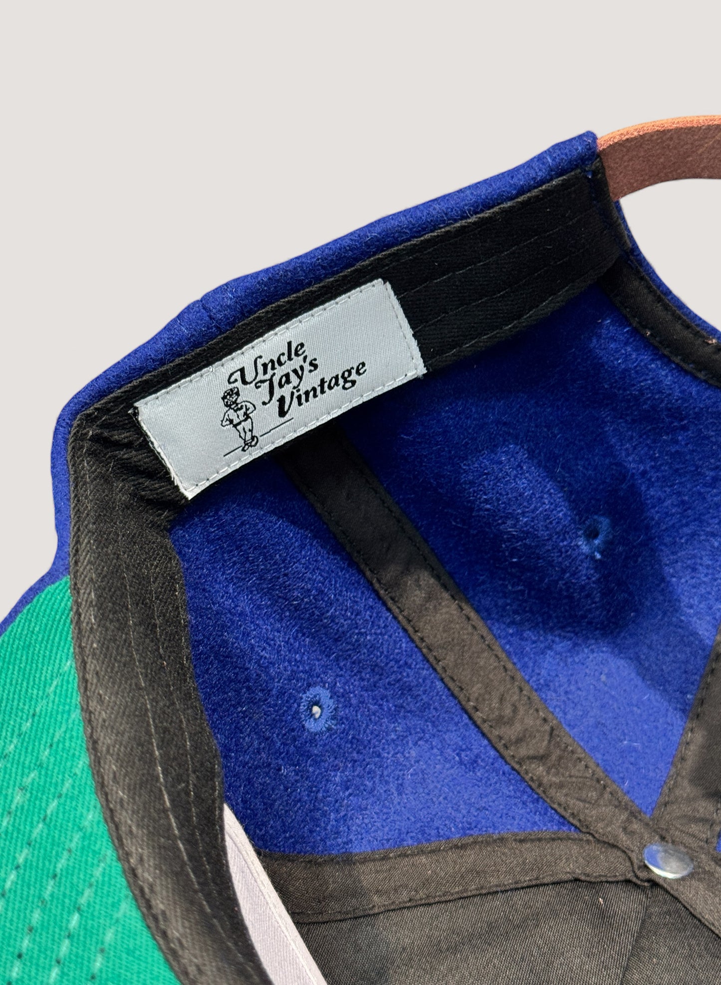 Uncle Jay's Vintage NY KNICKS WOOL CAP BLUE/ORANGE (UNCLE-005)