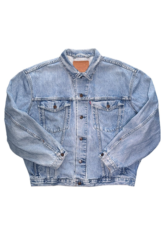 (SUP-574) LEVI'S 75525 0412 "BIG SIZE" DENIM JACKET - MADE IN CANADA