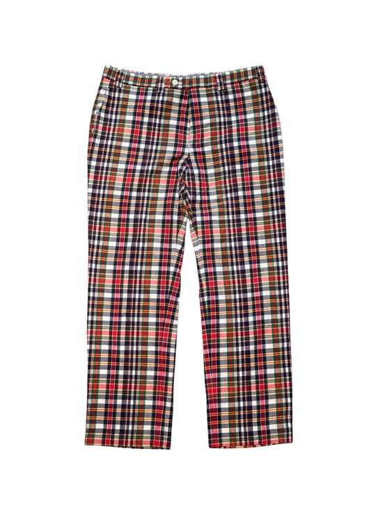(WD-001) LAUREN RALPH LAUREN COTTON CHECK PANTS (w36)