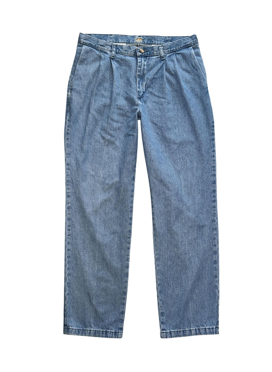 (SUP-565) Lee 2TUCK DENIM TROUSERS - RELAX FIT - MADE IN MEXICO