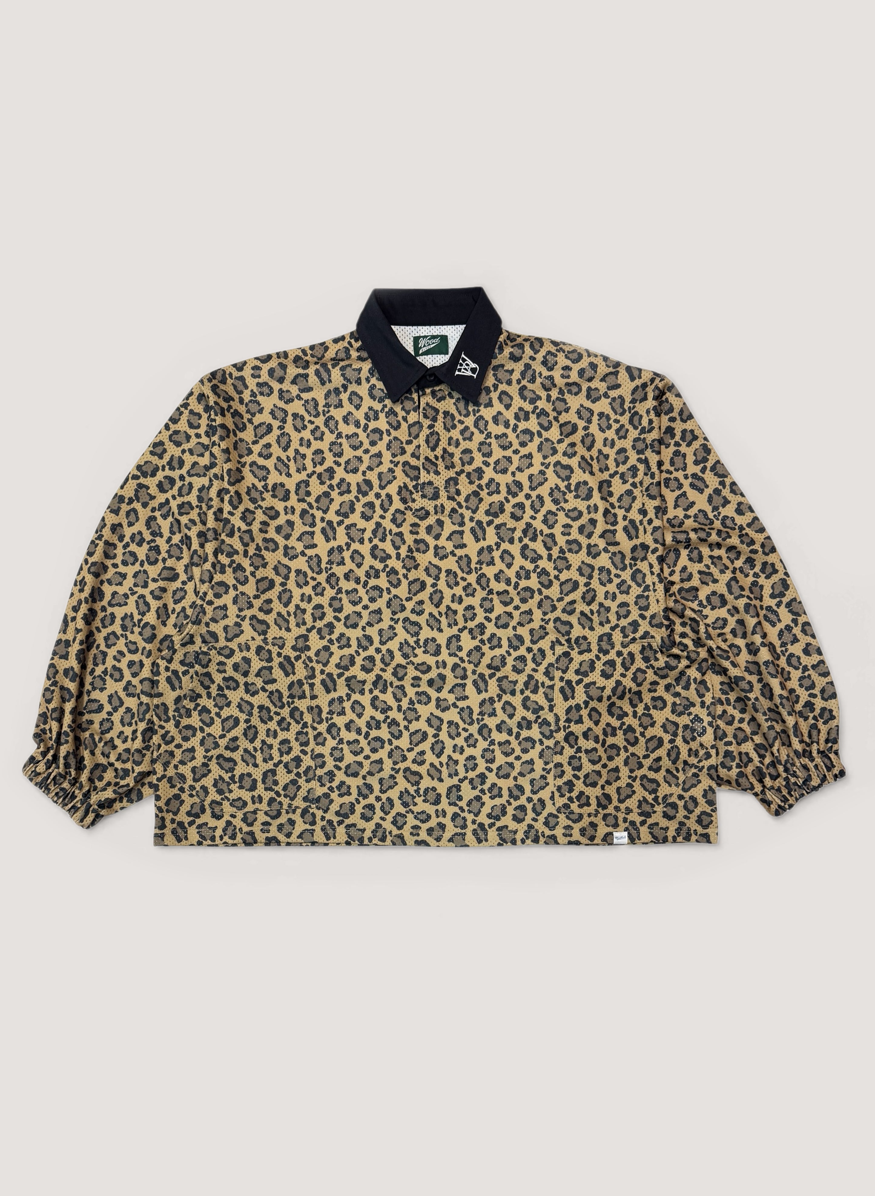 WOODBLOCK LS MESH RUGGER SHIRT LEOPARD (WB-26SS-012)