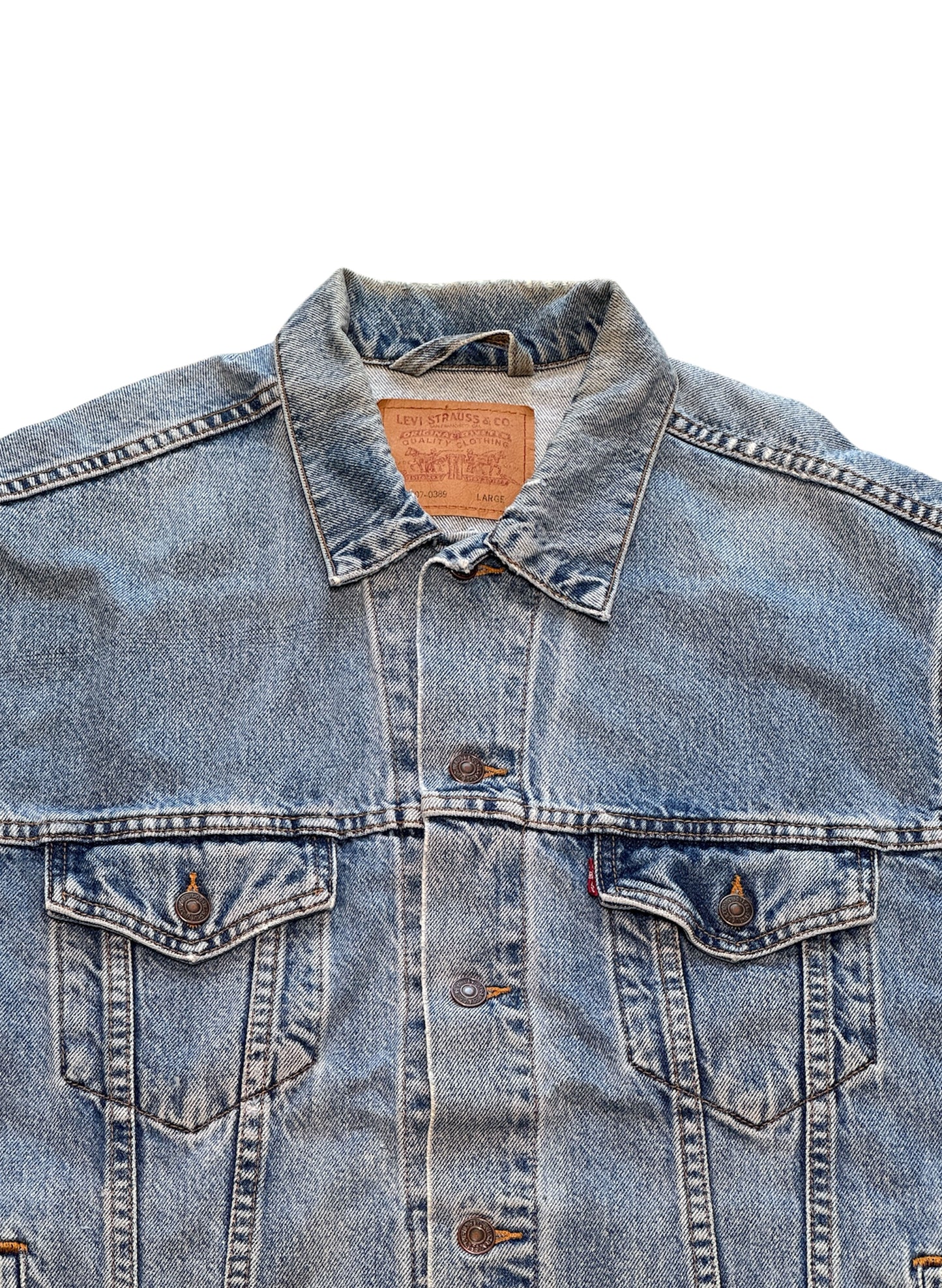 (SUP-410) LEVI'S 70507 - 0389 DENIM JACKET - LARGE