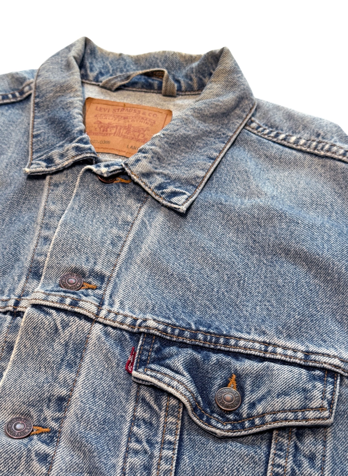 (SUP-410) LEVI'S 70507 - 0389 DENIM JACKET - LARGE
