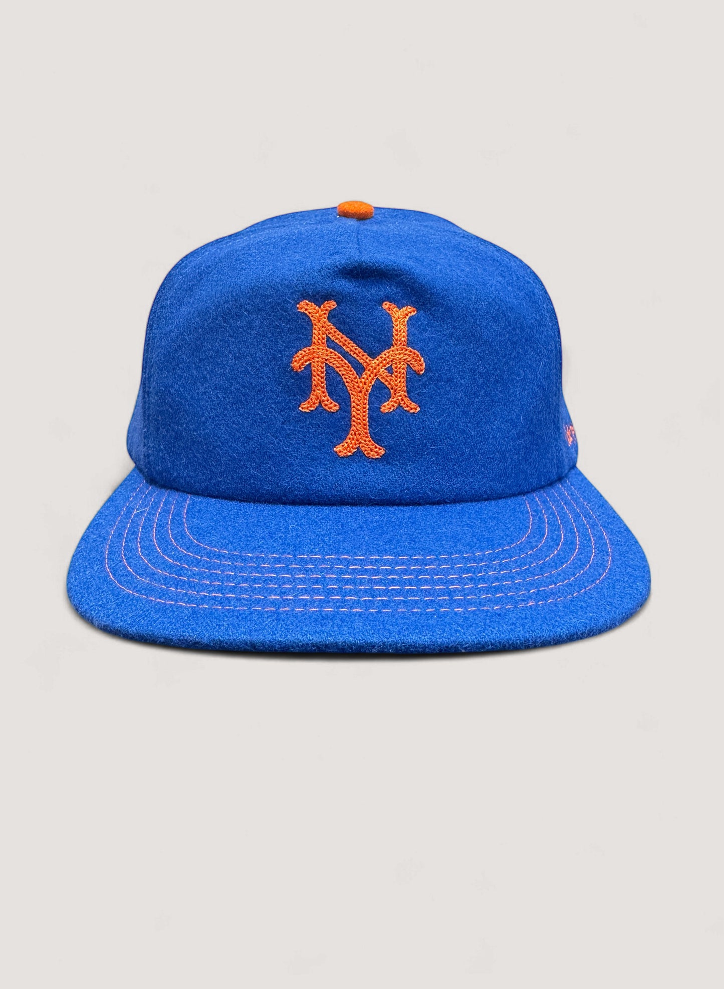Uncle Jay's Vintage Chainstitch Cap BLUE/ORANGE (UNCLE-001)